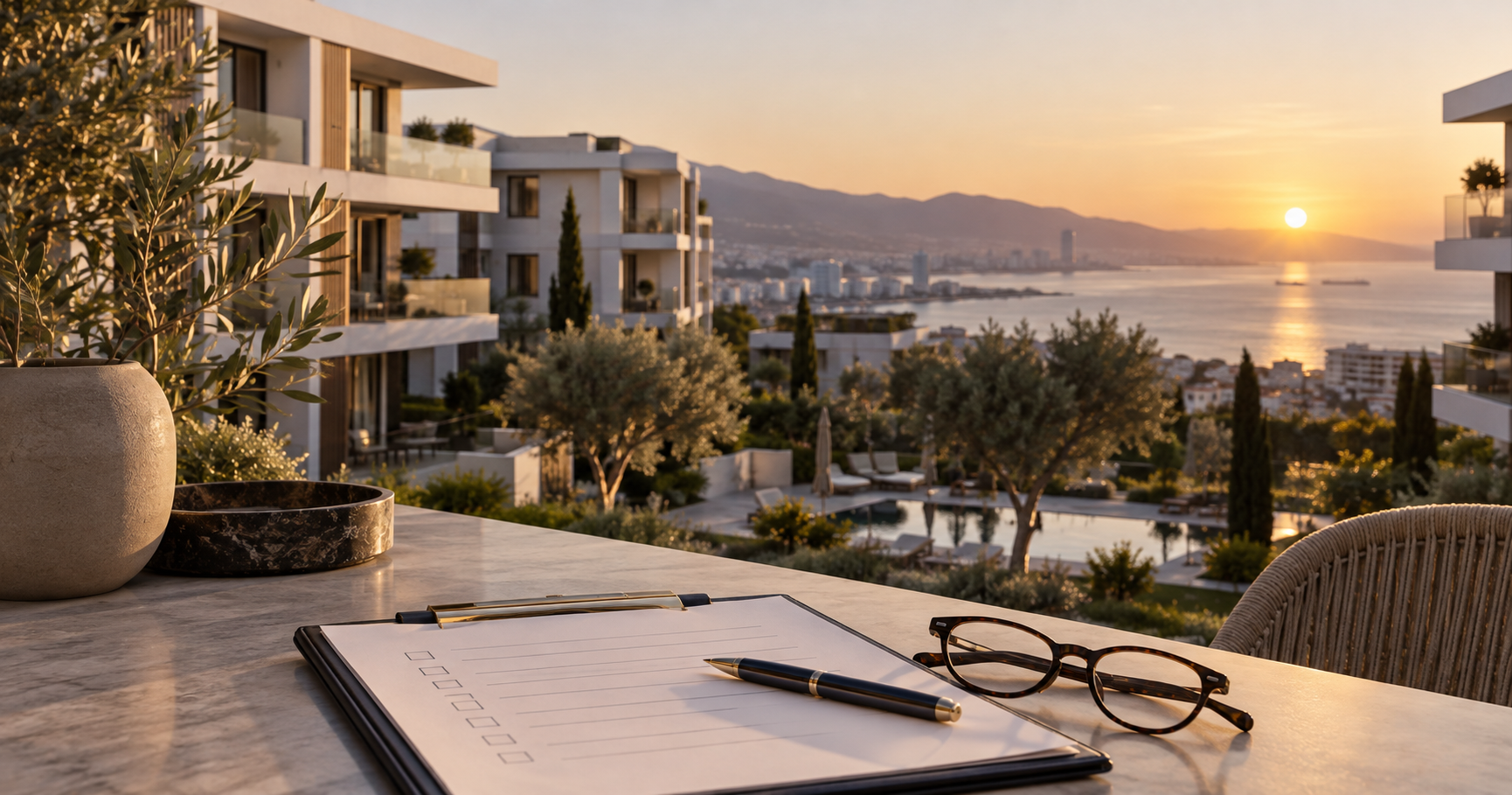 Site yönetim şirketi seçimi için İzmir’de bir sitede hazırlanan soru listesi